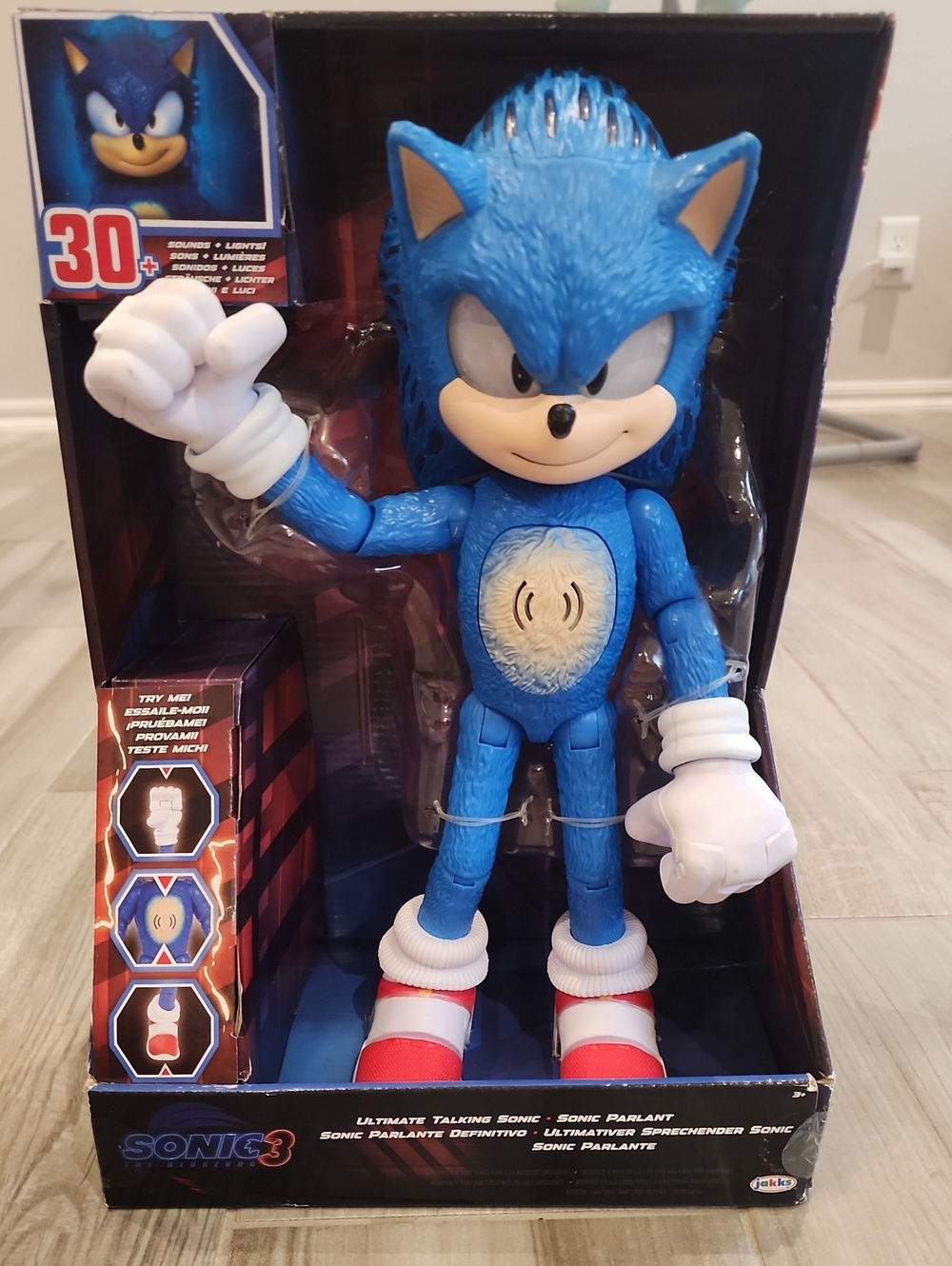 NWT Sonic The Hedgehog 3 Toy